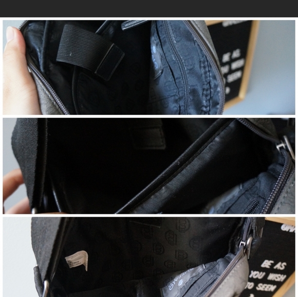 david buffalo bitton unisex crossbody bag - Picture 4 of 4